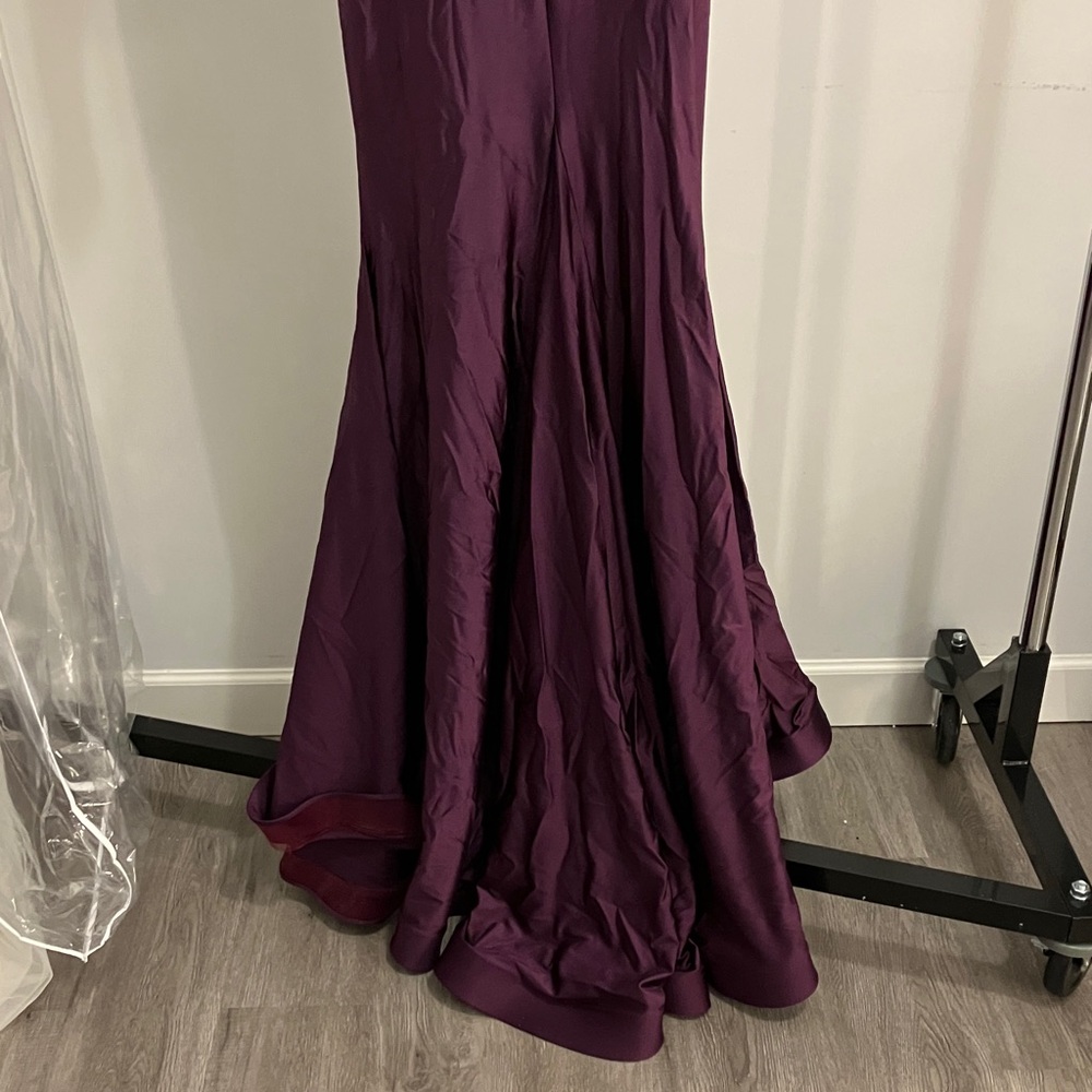 Jessica Angel USA Long Sleeve Off-Shoulder Purple Dress - Picture 13 of 14